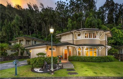 Oahu Luxury Home _Nuuanu - exterior front
