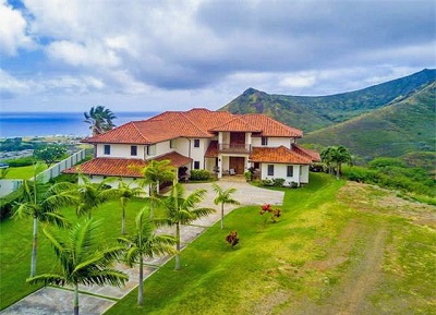 Luxury Estate at Na Pali Haweo - aerial