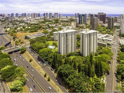 1519 Nuuanu Ave Honolulu #2042 - aerial