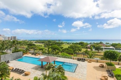 1288 Ala Moana Boulevard #6G - pool - view