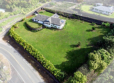 74-4989 MAMALAHOA HWY HOLUALOA - aerial