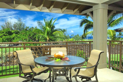 Halii Kai Condo - lanai patio