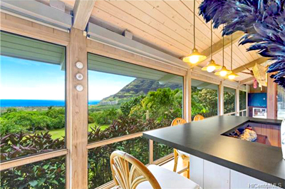 Makaha Home - lanai ocean mountain views