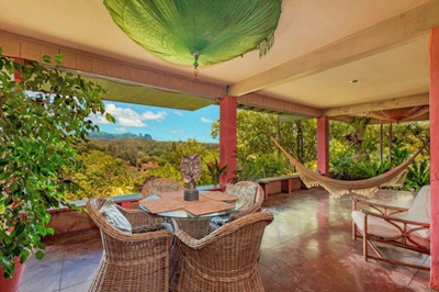 hilltop Kauai property - lanai