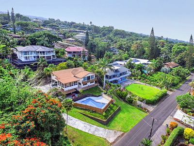 Kona Home at Holualoa Estates - aerial
