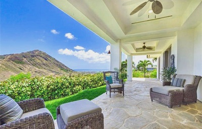 Luxury Estate at Na Pali Haweo - patio deck