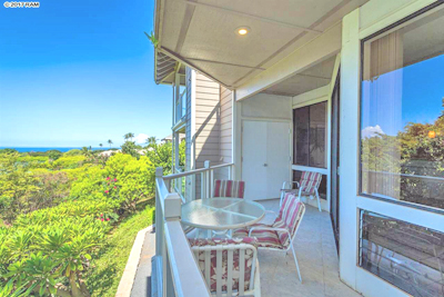 Ocean View Wailea Condo - lanai