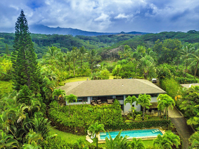 Kauai Luxury Home - aerial